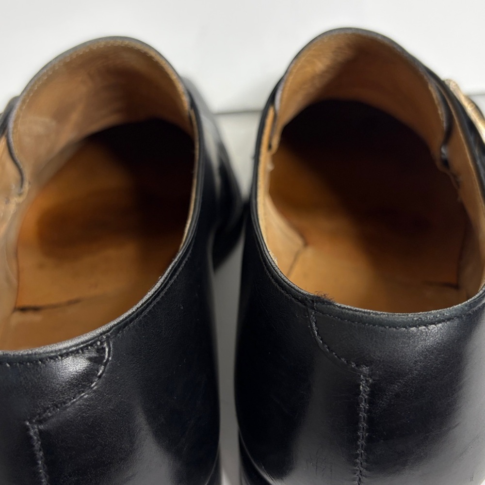 Crockett & Jones Mens Shoes UK 9 G US 10 Black Monk Strap Monkton Made in UK - Picture 13 of 15